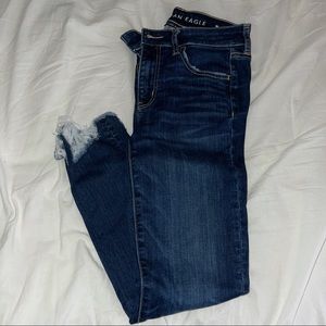 American Eagle hi-rise jegging crop